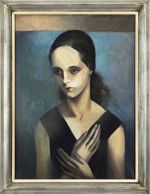 Portrét baletky Lydie Wisiak prodán v červnové aukci 1. ART CONSULTING za 341 000 Kč